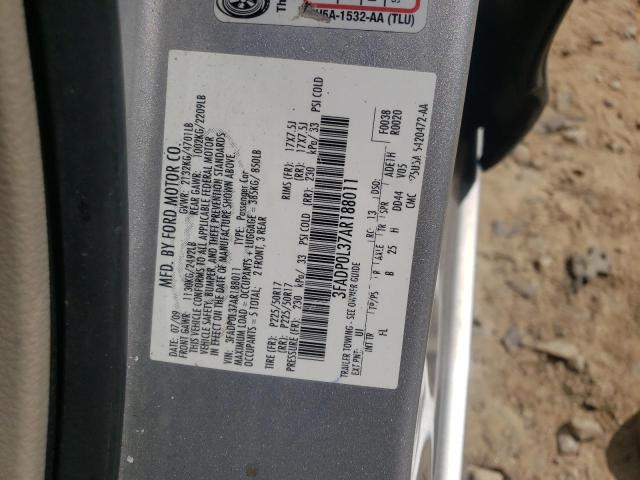 Photo 9 VIN: 3FADP0L37AR188011 - FORD FUSION HYB 