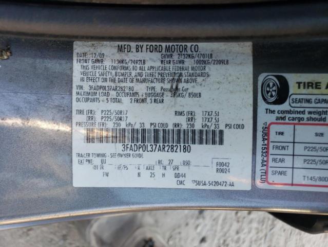 Photo 11 VIN: 3FADP0L37AR282180 - FORD FUSION HYB 