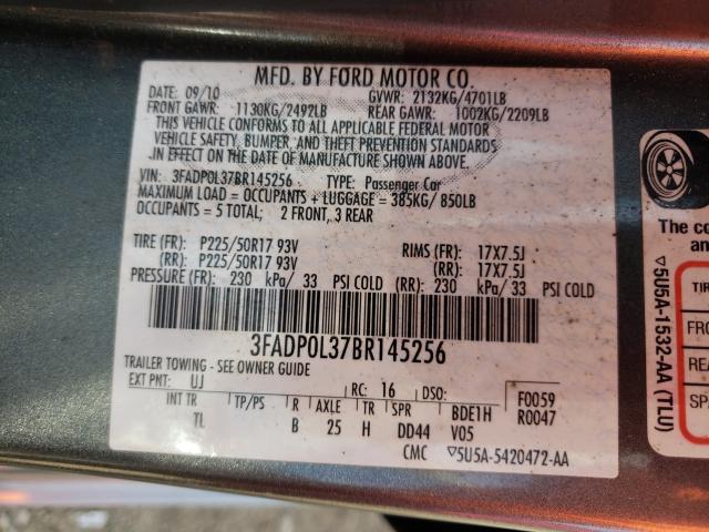 Photo 9 VIN: 3FADP0L37BR145256 - FORD FUSION HYB 