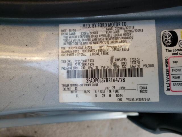 Photo 9 VIN: 3FADP0L37BR164728 - FORD FUSION HYB 