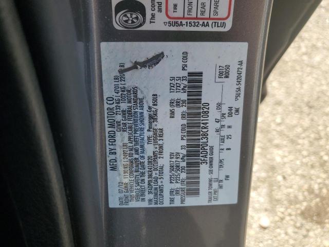 Photo 11 VIN: 3FADP0L38CR410820 - FORD FUSION HYB 