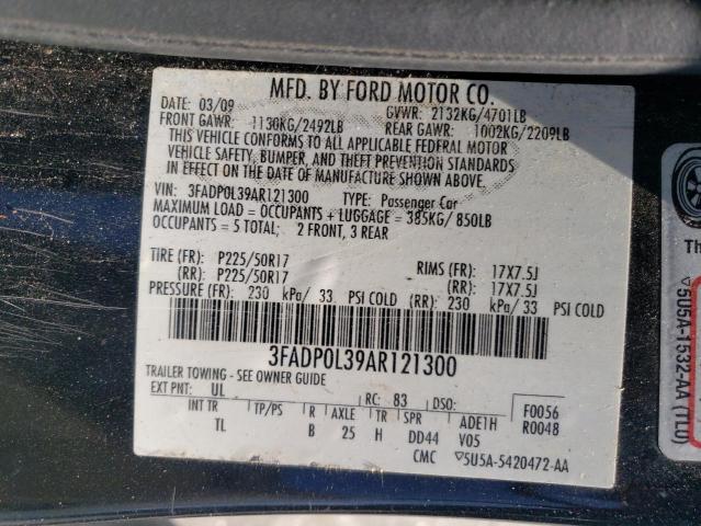 Photo 12 VIN: 3FADP0L39AR121300 - FORD FUSION HYB 