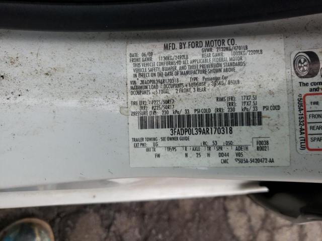 Photo 9 VIN: 3FADP0L39AR170318 - FORD FUSION HYB 