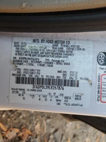 Photo 11 VIN: 3FADP0L39CR267876 - FORD FUSION HYB 