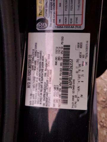 Photo 9 VIN: 3FADP0L3XAR263557 - FORD FUSION HYB 