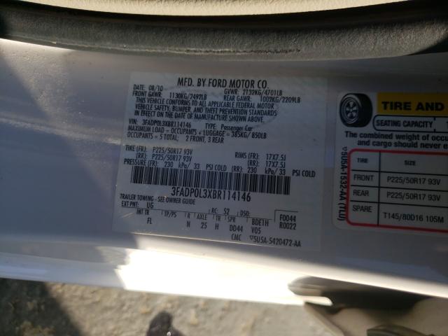 Photo 9 VIN: 3FADP0L3XBR114146 - FORD FUSION HYB 