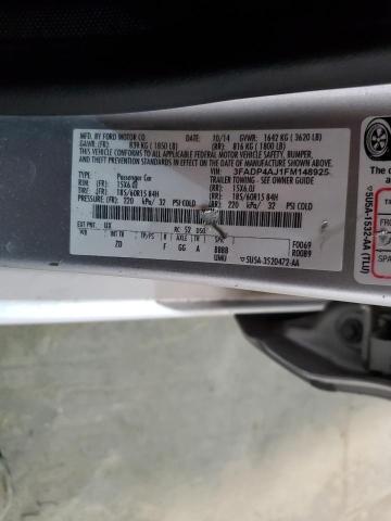 Photo 11 VIN: 3FADP4AJ1FM148925 - FORD FIESTA 