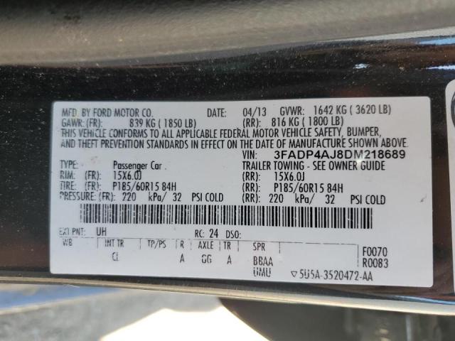 Photo 11 VIN: 3FADP4AJ8DM218689 - FORD FIESTA S 