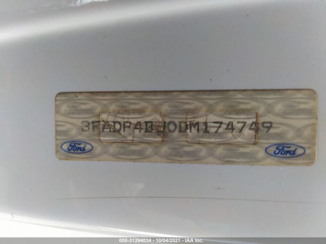 Photo 8 VIN: 3FADP4BJ0DM174749 - FORD FIESTA 