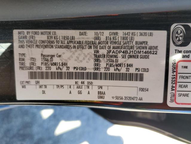 Photo 11 VIN: 3FADP4BJ1DM146622 - FORD FIESTA SE 