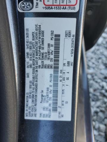 Photo 11 VIN: 3FADP4BJ1FM189554 - FORD FIESTA SE 