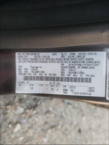 Photo 9 VIN: 3FADP4BJ1FM217207 - FORD FIESTA SE 