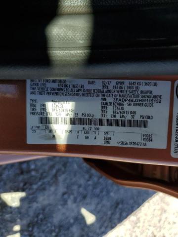 Photo 11 VIN: 3FADP4BJ3HM115152 - FORD FIESTA SE 