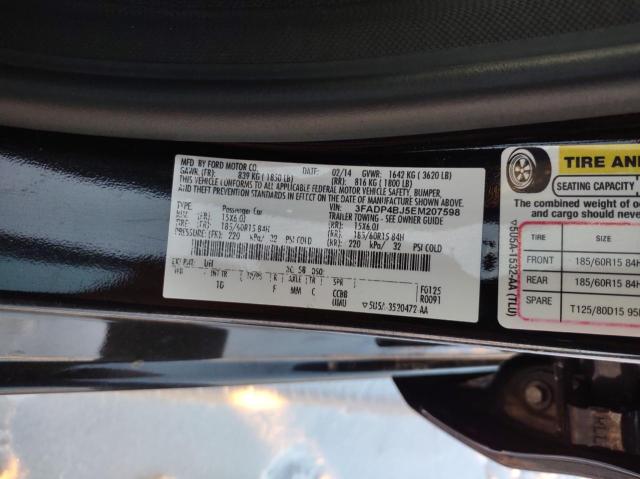 Photo 9 VIN: 3FADP4BJ5EM207598 - FORD FIESTA SE 