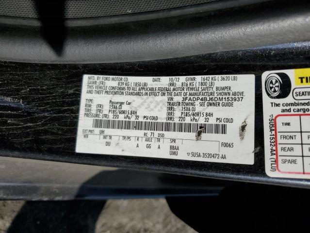 Photo 12 VIN: 3FADP4BJ6DM153937 - FORD FIESTA SE 