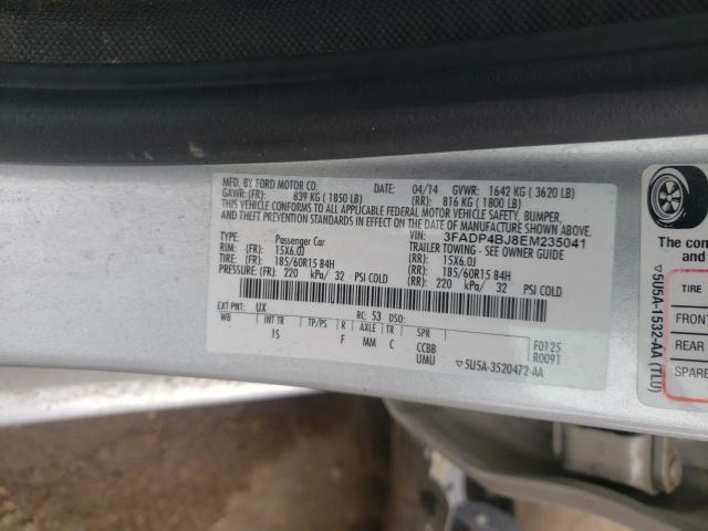 Photo 9 VIN: 3FADP4BJ8EM235041 - FORD FIESTA SE 