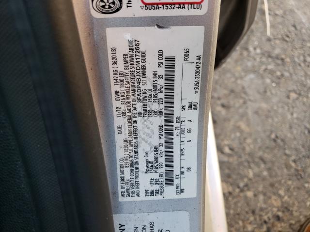 Photo 9 VIN: 3FADP4BJXDM172667 - FORD FIESTA SE 