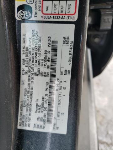 Photo 11 VIN: 3FADP4BJXFM164281 - FORD FIESTA SE 