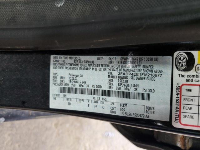 Photo 11 VIN: 3FADP4EE1FM218677 - FORD FIESTA 