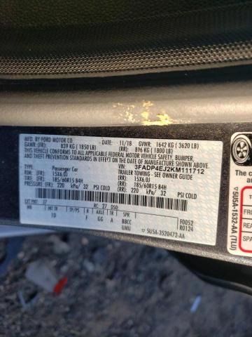 Photo 9 VIN: 3FADP4EJ2KM111712 - FORD FIESTA SE 