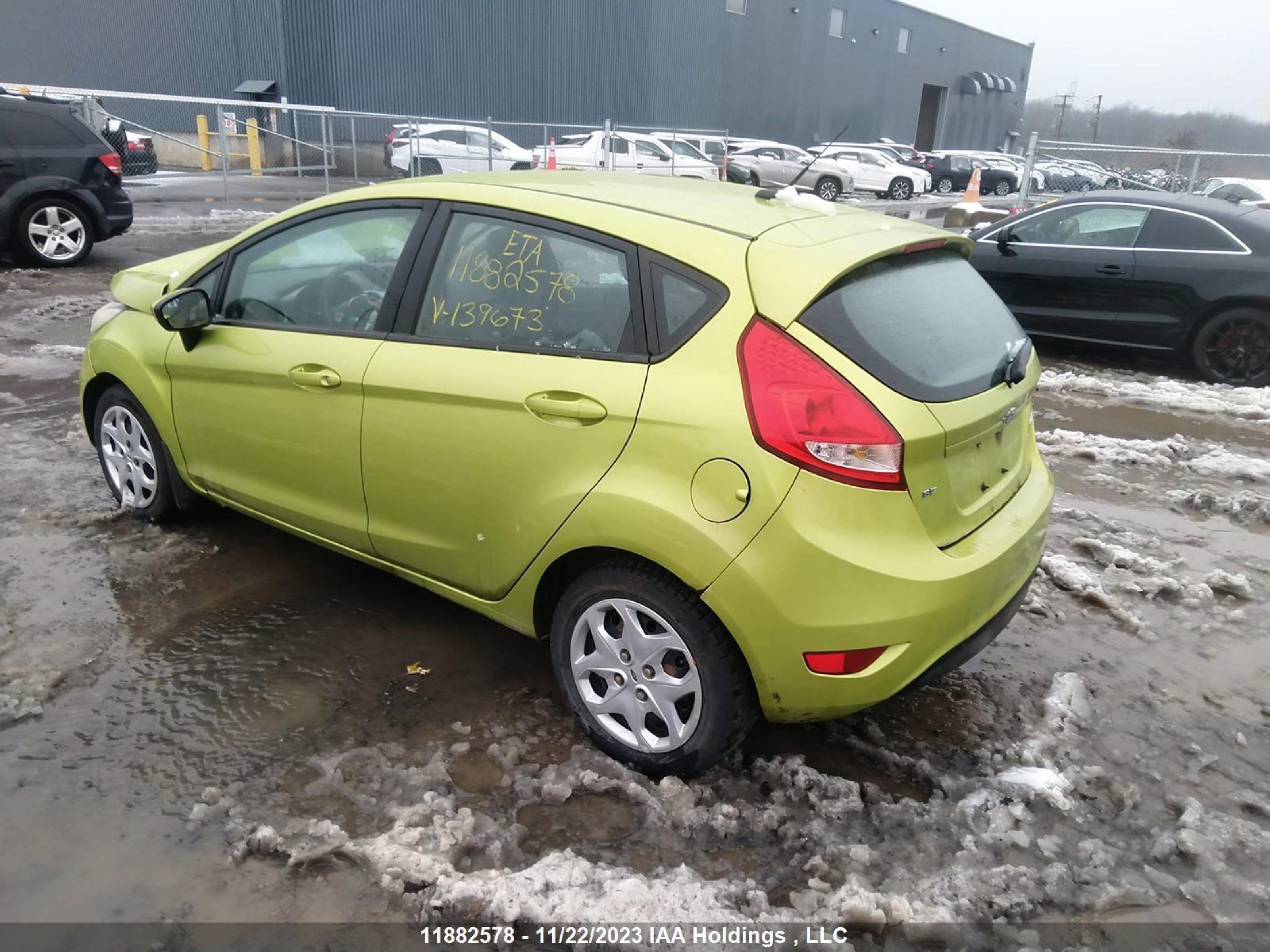 Photo 2 VIN: 3FADP4EJ4BM139673 - FORD FIESTA 