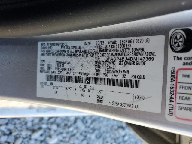 Photo 12 VIN: 3FADP4EJ4DM147369 - FORD FIESTA SE 