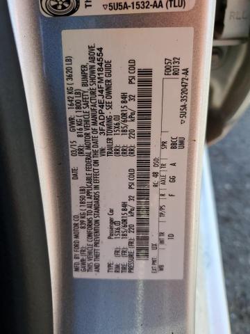 Photo 11 VIN: 3FADP4EJ4FM184554 - FORD FIESTA SE 