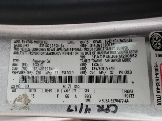 Photo 11 VIN: 3FADP4EJ6FM200852 - FORD FIESTA 