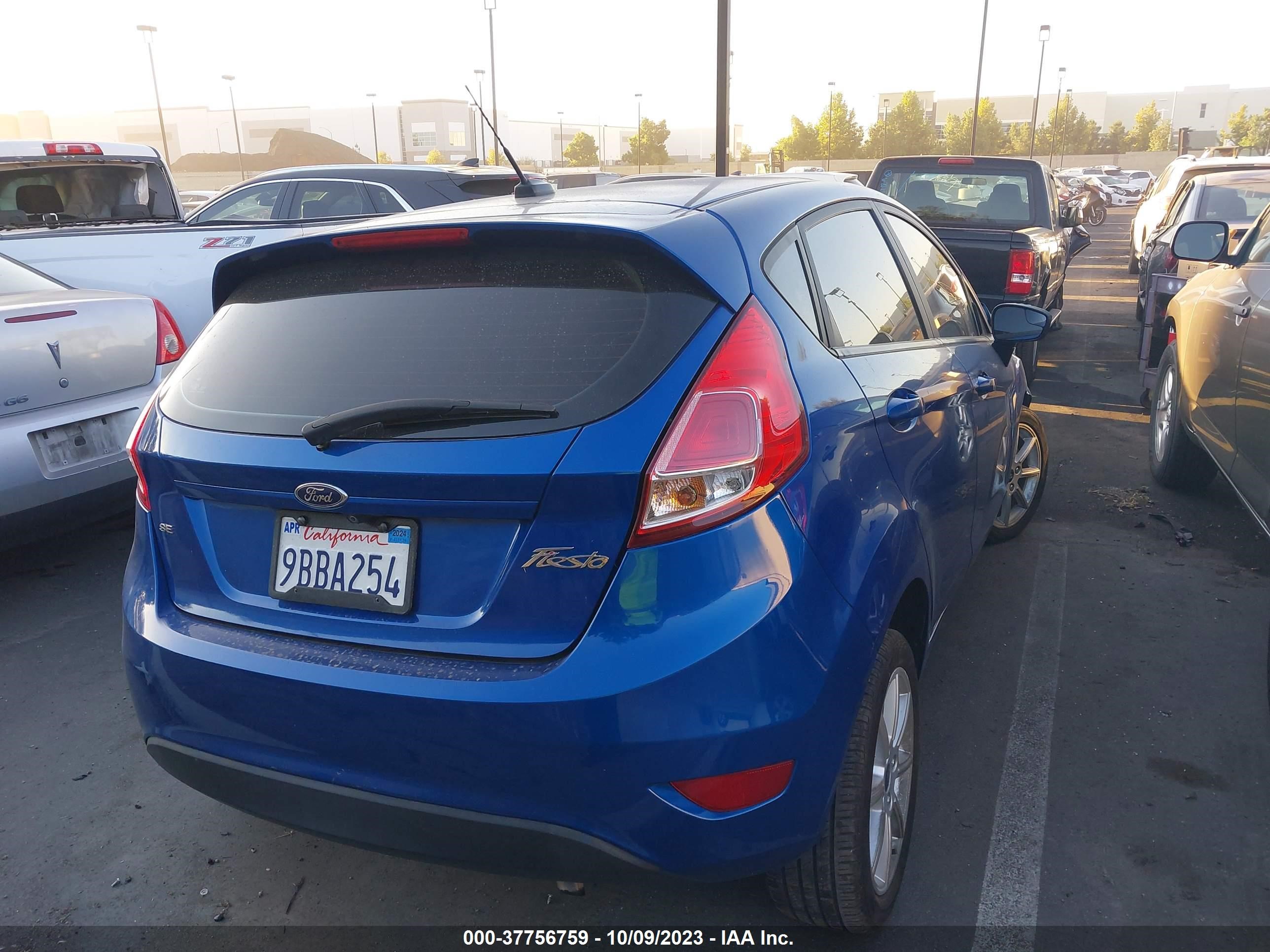 Photo 3 VIN: 3FADP4EJ6KM143689 - FORD FIESTA 