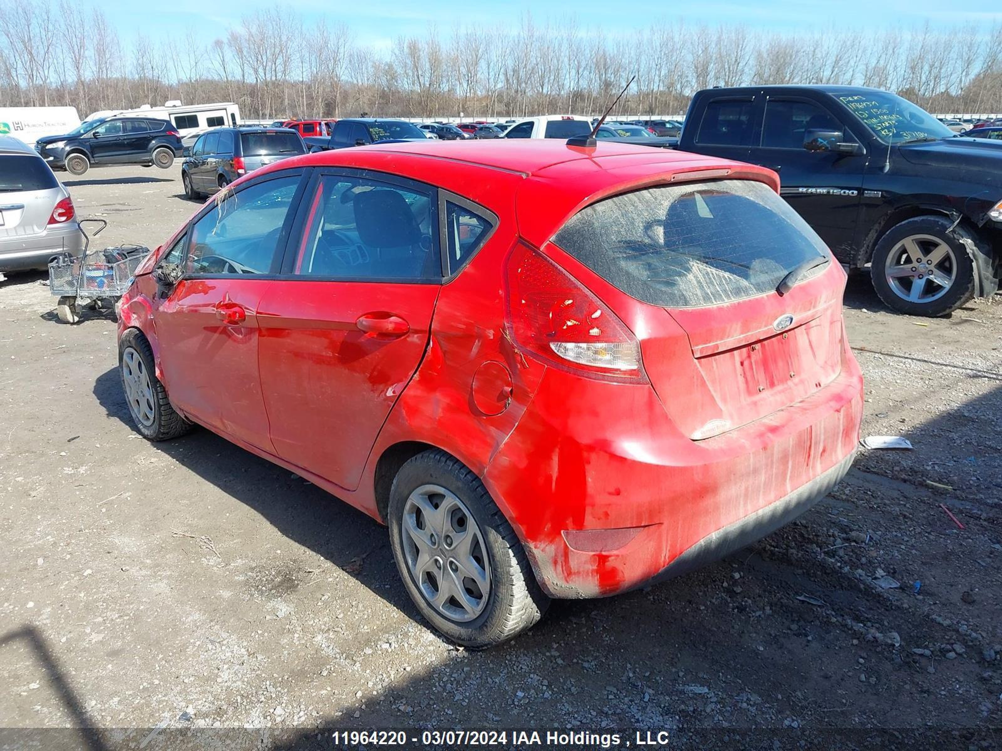 Photo 2 VIN: 3FADP4EJ8CM154386 - FORD FIESTA 