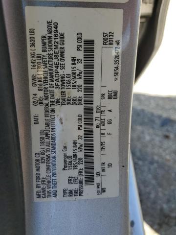 Photo 11 VIN: 3FADP4EJ8EM216940 - FORD FIESTA SE 