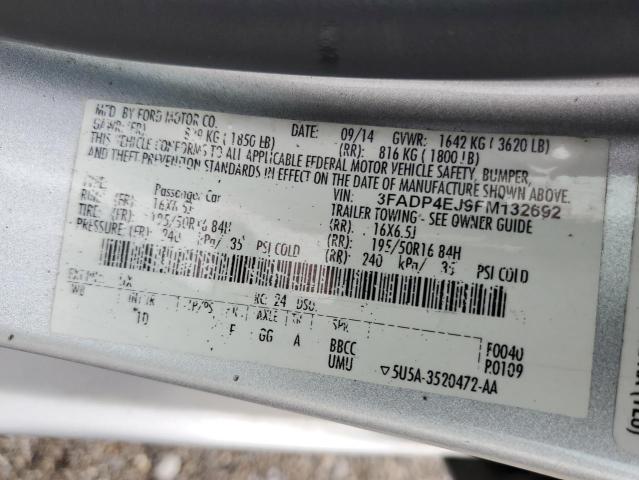 Photo 11 VIN: 3FADP4EJ9FM132692 - FORD FIESTA SE 