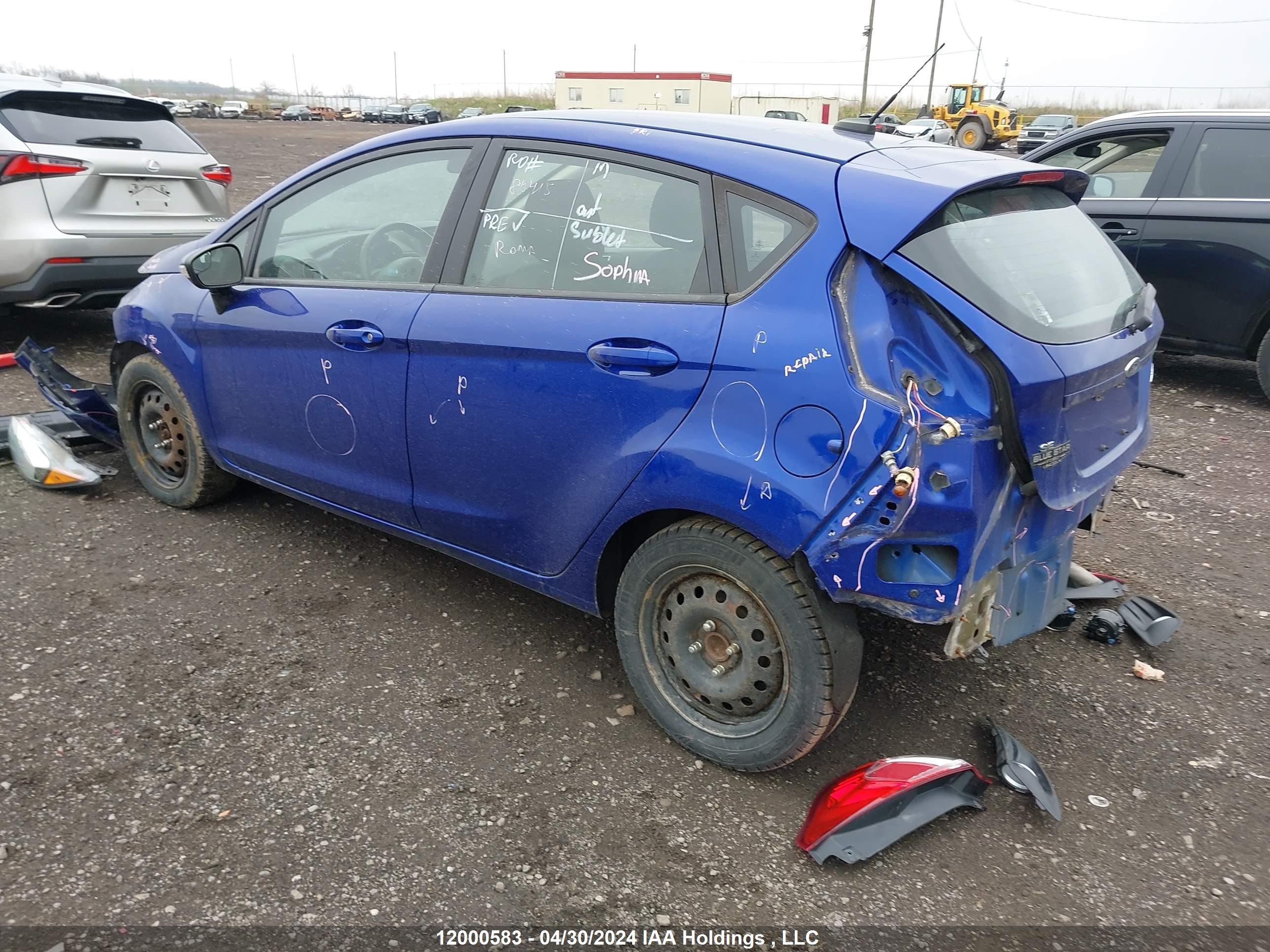 Photo 2 VIN: 3FADP4EJXFM109339 - FORD FIESTA 