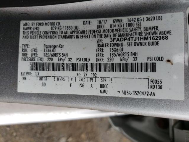 Photo 11 VIN: 3FADP4TJ1HM162968 - FORD FIESTA 