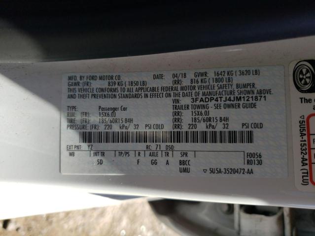 Photo 11 VIN: 3FADP4TJ4JM121871 - FORD FIESTA S 