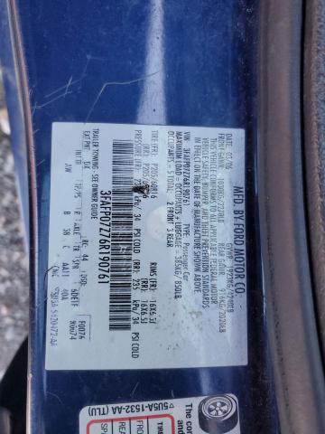 Photo 12 VIN: 3FAFP07Z76R190761 - FORD FUSION SE 