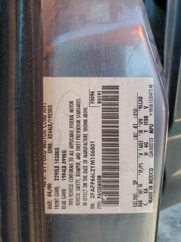 Photo 11 VIN: 3FAFP66L2YM106801 - FORD CONTOUR 