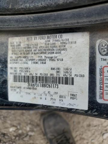 Photo 11 VIN: 3FAHP01188R261173 - FORD FUSION SE 