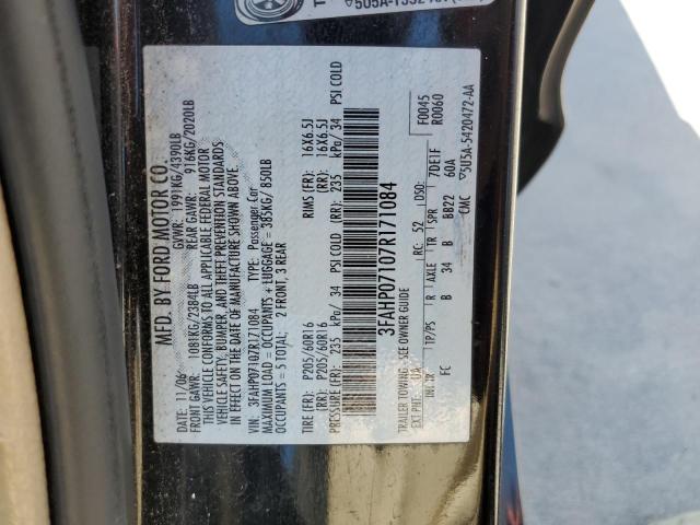 Photo 11 VIN: 3FAHP07107R171084 - FORD FUSION SE 