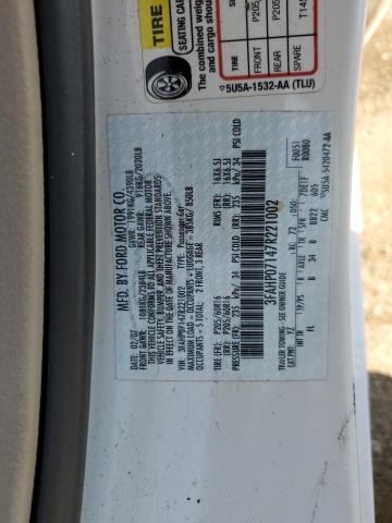 Photo 11 VIN: 3FAHP07147R221002 - FORD FUSION SE 