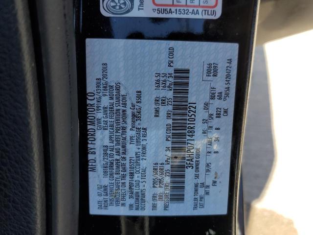 Photo 11 VIN: 3FAHP07148R105221 - FORD FUSION 