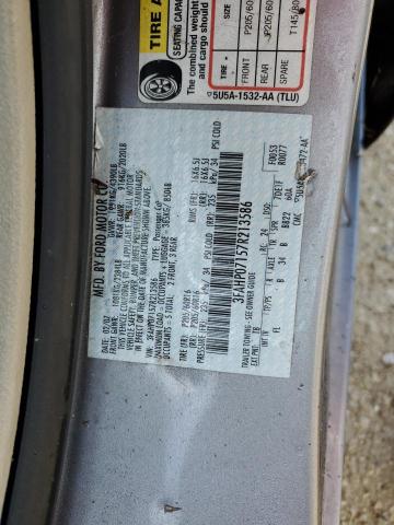 Photo 11 VIN: 3FAHP07157R213586 - FORD FUSION SE 