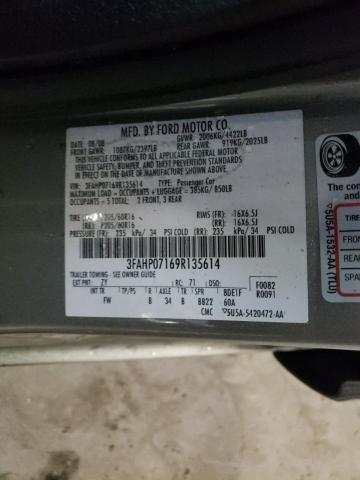 Photo 11 VIN: 3FAHP07169R135614 - FORD FUSION 