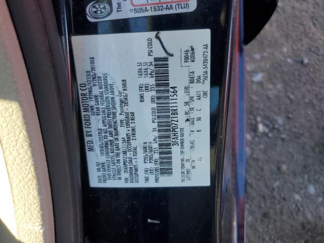 Photo 11 VIN: 3FAHP07Z18R111564 - FORD FUSION 