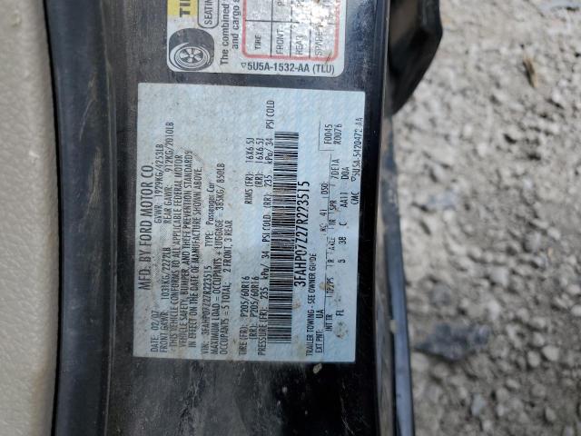 Photo 11 VIN: 3FAHP07Z27R223515 - FORD FUSION 