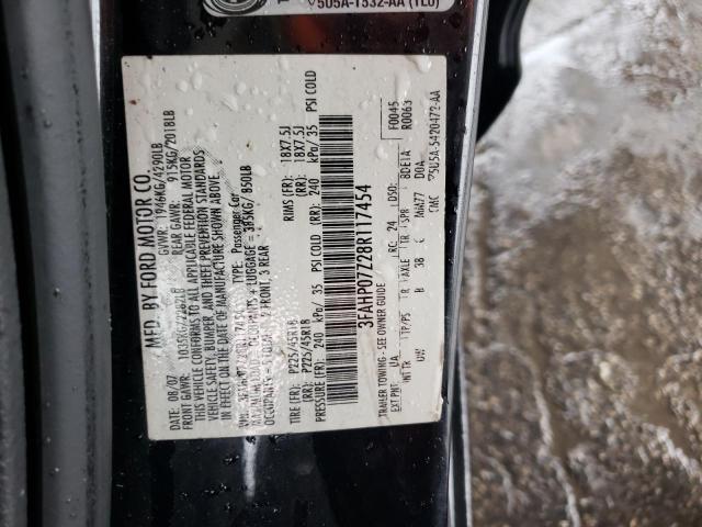 Photo 11 VIN: 3FAHP07Z28R117454 - FORD FUSION 