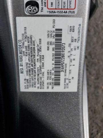 Photo 11 VIN: 3FAHP07Z28R192073 - FORD FUSION SE 