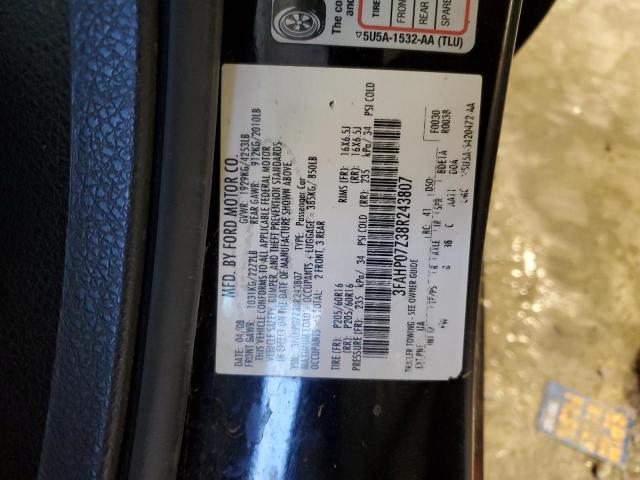 Photo 11 VIN: 3FAHP07Z38R243807 - FORD FUSION 