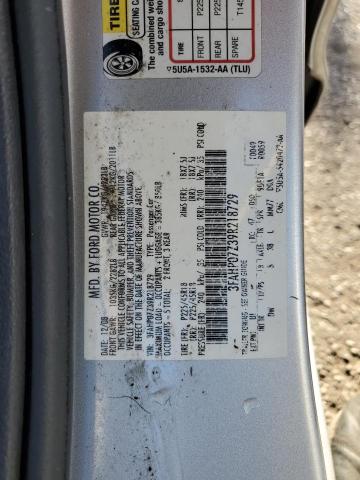 Photo 11 VIN: 3FAHP07Z39R218729 - FORD FUSION SE 