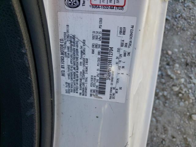 Photo 11 VIN: 3FAHP07Z59R112704 - FORD FUSION 